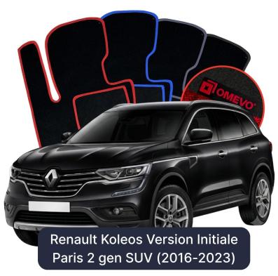 Velúrové autokoberce OMEVO pre Renault Koleos Verzia Paris 2 gen SUV (2016-2023)