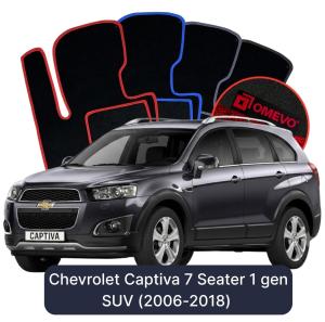 Velúrové autokoberce OMEVO pre Chevrolet Captiva 1 gen SUV (2006-2018)
