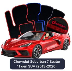 Velúrové autokoberce OMEVO pre Chevrolet Corvette 8 gen Cabrio (2020-2023)