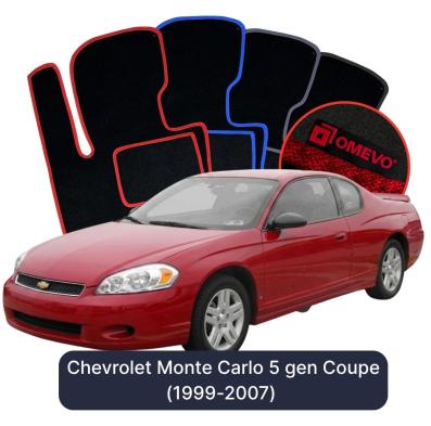 Velúrové autokoberce OMEVO pre Chevrolet Monte Carlo 5 gen Coupe (1999-2007)