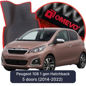 OMEVO 5D Pro Autokoberce do Peugeot 108 1 gen Hatchback 5 dverí (2014-2022)