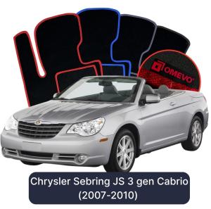 Velúrové autokoberce OMEVO pre Chrysler Sebring JS 3 gen Cabrio (2007-2010)