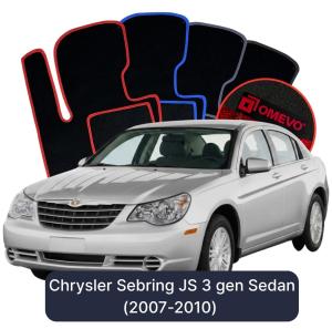 Velúrové autokoberce OMEVO pre Chrysler Sebring JS 3 gen Sedan (2007-2010)