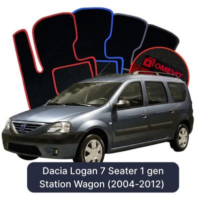 Velúrové autokoberce OMEVO pre Dacia Logan 7-miestny 1 generácia Kombi (2004-2012)