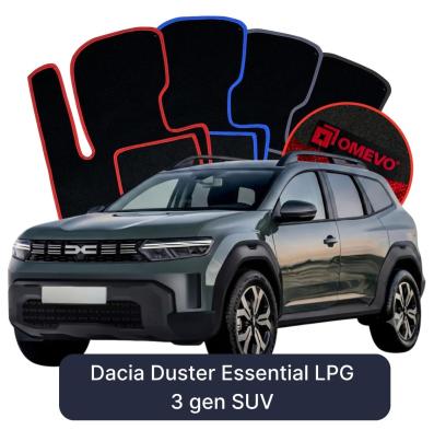 Velúrové autokoberce OMEVO pre Dacia Duster Essential LPG  3 gen SUV (2024-2025)