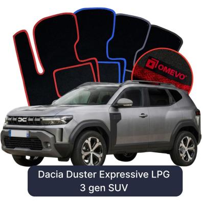 Velúrové autokoberce OMEVO pre Dacia Duster Expressive LPG  3 gen SUV (2024-2025)