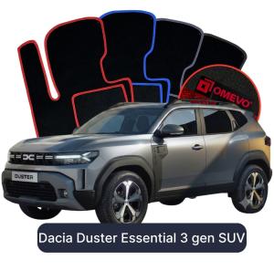 Velúrové autokoberce OMEVO pre Dacia Duster Essential 3 gen SUV (2024-2026)