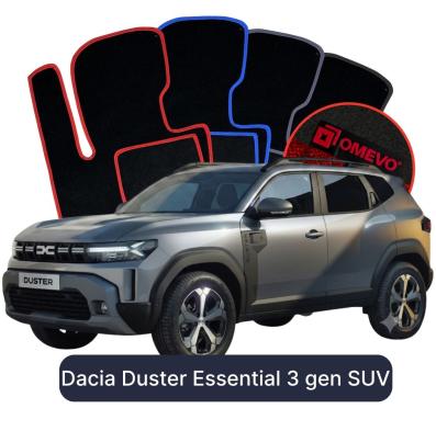 Velúrové autokoberce OMEVO pre Dacia Duster Essential 3 gen SUV (2024-2026)