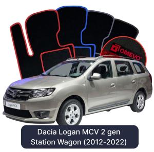 Velúrové autokoberce OMEVO pre Dacia Logan MCV 2 gen Kombi (2012-2022)