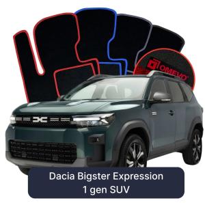 Velúrové autokoberce OMEVO pre Dacia Bigster Expression 1 gen SUV (2024-2025)