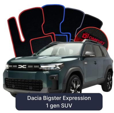 Velúrové autokoberce OMEVO pre Dacia Bigster Expression 1 gen SUV (2024-2025)