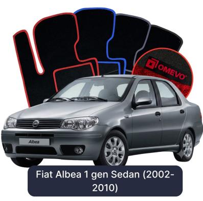 Velúrové autokoberce OMEVO pre Fiat Albea 1 gen Sedan (2002-2010)