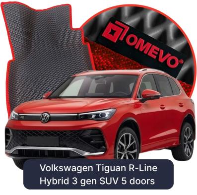 EVA autokoberce OMEVO pre Volkswagen Tiguan R-Line Hibrid 3 gen SUV 5 dverí (2023-2026)