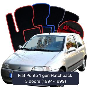 Velúrové autokoberce OMEVO pre Fiat Punto 1 gen Hatchback 3 dvere (1994-1999)