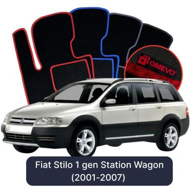 Velúrové autokoberce OMEVO pre Fiat Stilo 1 gen Kombi (2001-2007)