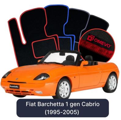 Velúrové autokoberce OMEVO pre Fiat Barchetta 1 gen Cabrio (1995-2005)