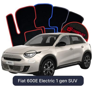 Velúrové autokoberce OMEVO pre Fiat 600E Elektro 1 gen SUV (2023-2025)