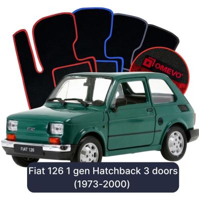 Velúrové autokoberce OMEVO pre Fiat 126 1 gen Hatchback 3 dvere (1994-2000)