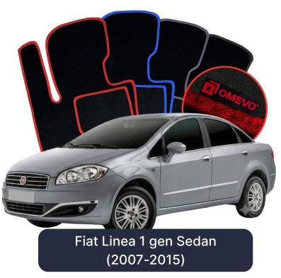 Velúrové autokoberce OMEVO pre Fiat Linea 1 gen Sedan (2007-2015)