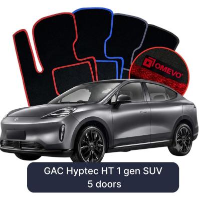 Velúrové autokoberce OMEVO pre GAC Hyptec HT 1 gen SUV 5-dverový (2023–2025)