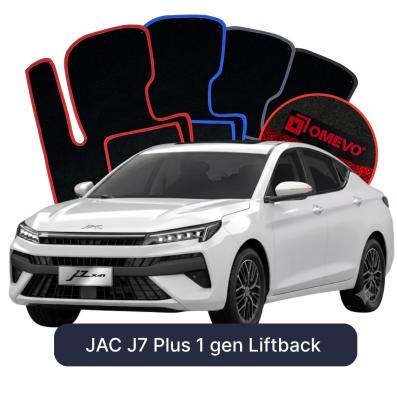 Velúrové autokoberce OMEVO pre JAC J7 Plus 1 gen Liftback (2019-2026)