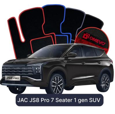 Velúrové autokoberce OMEVO pre JAC JS8 Pro 7 mest 1 gen SUV (2022-2026)