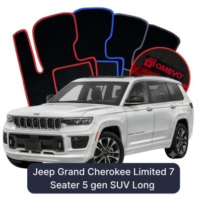 Velúrové autokoberce OMEVO pre Jeep Grand Cherokee Limited 7 mest 5 gen SUV (2021-2025)