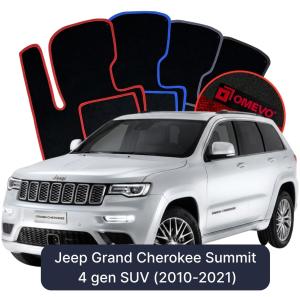 Velúrové autokoberce OMEVO pre Jeep Grand Cherokee Summit 4 gen SUV (2010-2021)