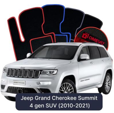 Velúrové autokoberce OMEVO pre Jeep Grand Cherokee Summit 4 gen SUV (2010-2021)