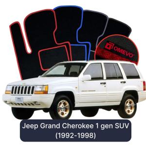 Velúrové autokoberce OMEVO pre Jeep Grand Cherokee 1 gen SUV (1992-1998)