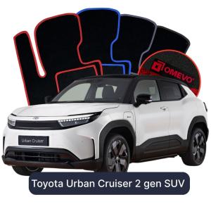 Velúrové autokoberce OMEVO pre Toyota Urban Cruiser 2 gen SUV (2025-2026)