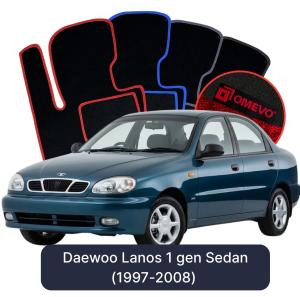 Velúrové autokoberce OMEVO pre Daewoo Lanos 1 gen Sedan (1997-2008)