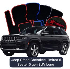 Velúrové autokoberce OMEVO pre Jeep Grand Cherokee Limited 6-miestny 5 gen SUV (2021–2025)