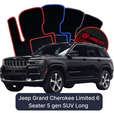 Velúrové autokoberce OMEVO pre Jeep Grand Cherokee Limited 6-miestny 5 gen SUV (2021–2025)