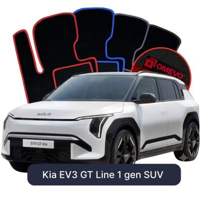 Velúrové autokoberce OMEVO pre Kia EV3 GT Line 1 gen SUV (2024-2025)