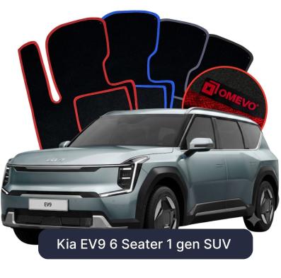 Velúrové autokoberce OMEVO pre Kia EV9 6-miestny 1 gen SUV (2023-2025)