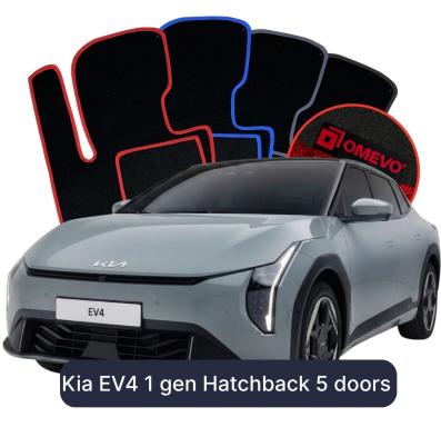 Velúrové autokoberce OMEVO pre Kia EV4 1 gen Hatchback 5 dverí (2025-2026)