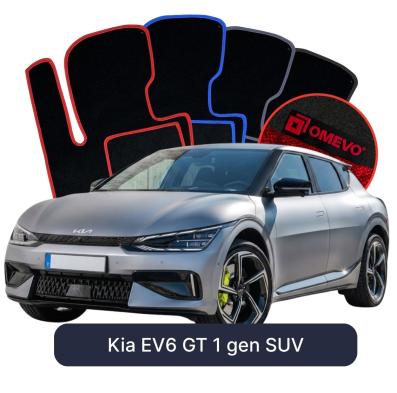 Velúrové autokoberce OMEVO pre Kia EV6 GT 1 gen SUV (2021-2025)