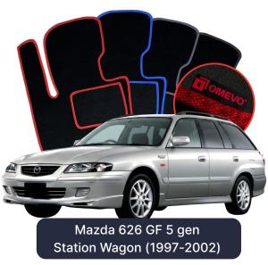 Velúrové autokoberce OMEVO pre Mazda 626 GF 5 gen Kombi (1997-2002)