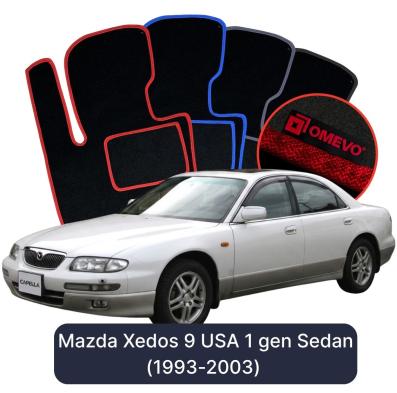 Velúrové autokoberce OMEVO pre Mazda Xedos 9 USA 1 gen Sedan (1993-2003)