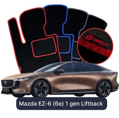 Velúrové autokoberce OMEVO pre Mazda EZ-6 (6e) 1 gen Liftback (2024-2025)