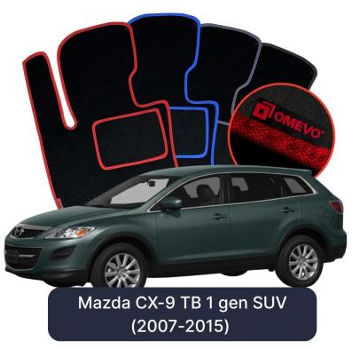 Velúrové autokoberce OMEVO pre Mazda CX-9 TB 1 gen SUV (2007-2015)