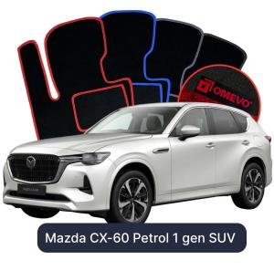 Velúrové autokoberce OMEVO pre Mazda CX-60 Benzín 1 gen SUV (2022-2025)