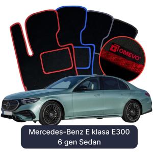 Velúrové autokoberce OMEVO pre Mercedes-Benz Triedy E E300 6 gen Sedan (2023-2025)