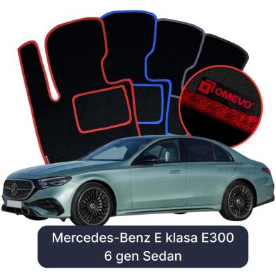 Velúrové autokoberce OMEVO pre Mercedes-Benz Triedy E E300 6 gen Sedan (2023-2025)