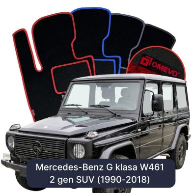 Velúrové autokoberce OMEVO pre Mercedes-Benz G trieda W461 2 gen SUV (1990-2018)