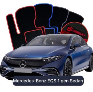 Velúrové autokoberce OMEVO pre Mercedes-Benz EQS 1 gen Sedan (2021-2025)