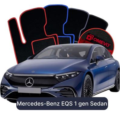 Velúrové autokoberce OMEVO pre Mercedes-Benz EQS 1 gen Sedan (2021-2025)