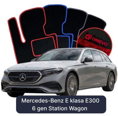 Velúrové autokoberce OMEVO pre Mercedes-Benz E trieda E300 6 gen Kombi (2023-2025)