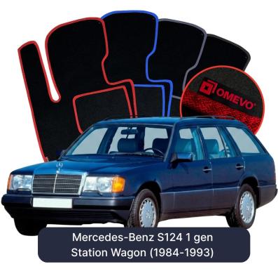 Velúrové autokoberce OMEVO pre Mercedes-Benz S124 1 gen Kombi (1984-1993)